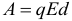Формула Работа электрического поля в однородном поле