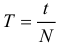 Formula Period of oscillation