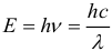 Формула Энергия кванта Энергия фотона